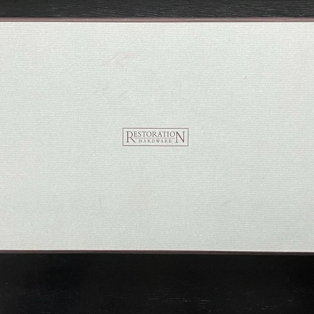 New In the Box Restoration Hardware Snowflake Tealight Candle Holders Set of 3